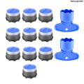 WeihonghunfeiHigh Quality 10PCS Faucet Aerator Replacement Replacement Parts Accessories for Sink Faucet Flow Restrictor, Kitchen Bathroom Cache Aerators with 2Pcs Removal Tool. 