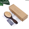NEW YikaohuangBlack Wood Hair Brush Women Head Scalp Massage Detangling Hairbrush Wide Tooth Hair Comb Airbag Hair Loss Improve Scalp Tool Bargain price. 