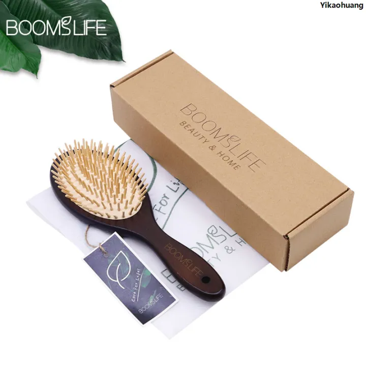 NEW%20YikaohuangBlack%20Wood%20Hair%20Brush%20Women%20Head%20Scalp%20Massage%20Detangling%20Hairbrush%20Wide%20Tooth%20Hair%20Comb%20Airbag%20Hair%20Loss%20Improve%20Scalp%20Tool%20Bargain%20price%20-%20Image%206