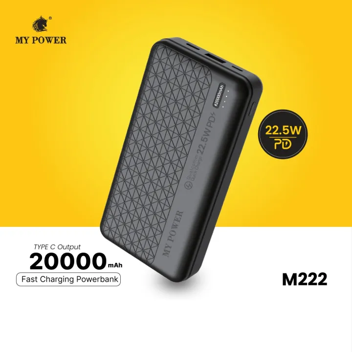 Mypower%2020000mah%20Fast%20charging%20Powerbank%20%7CPD%20%20FastCharging%20Power%20bank%20%7C%20Q.C%203.0%20%2022.5Watt%20with%20USB%20C%20Quick%20Charge%203.0%20M222%20-%20Image%202
