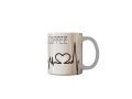 Coffee Lover Heartbeat Printed Ceramic Mug – Coffee Beats for Coffee Lovers. 