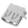 10 PCS USB Type-A Female PCB Mount Socket Plug Connector Right Angle 4 Pin New. 