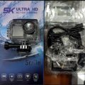 Smile 5k Action Camera HD With External Mic And Extra Battery. 