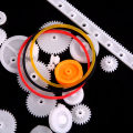 60 pcs Plastic Gear Set DIY Rack Pulley Belt Worm Single Double Gears. 