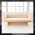 Miracles Wooden Sofa Bench | Minimalist Solid Wood 2-Seater Couch | Modern Living Room & Studio Seating | Durable Handmade Furniture | Made in Nepal. 