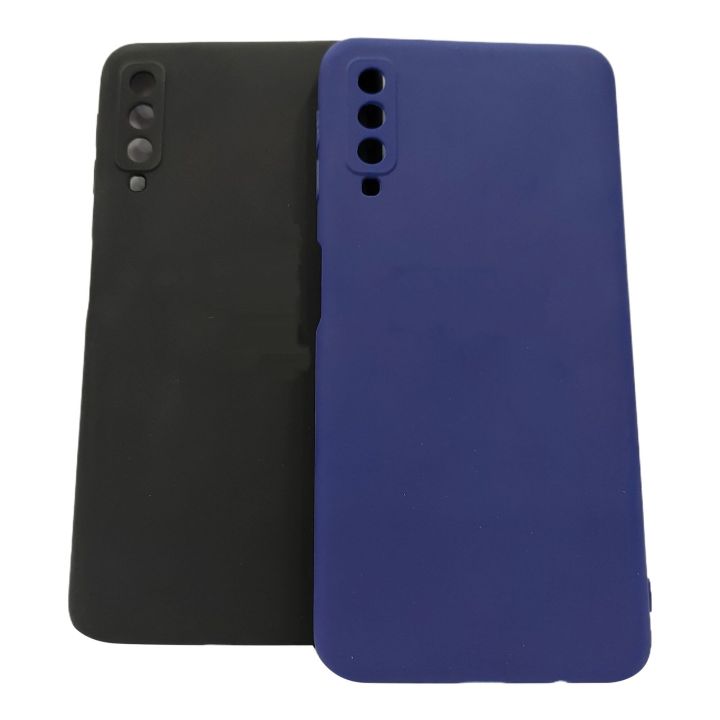 Samsung A7 2018  Silicone Soft Cover Case | Microfiber Inside