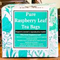 Pure Red Raspberry Leaf Tea Bag; Tea for Hormonal Balance and Fertility by Tea Amo Nepal - 20 Tea Bags Box`. 