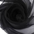 fasdaga 2X Lovely Fashion Plain Square Chiffon Neck Scarf Scarves 70 cm x 70cm (Black). 