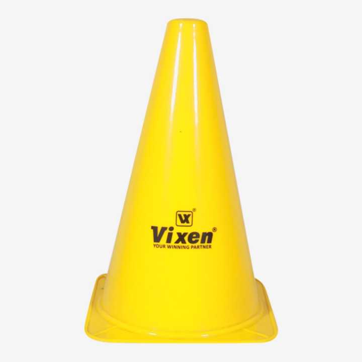 Football Cone Vixen 9 Inch Set of 6 | Sturdy PU Material Football Cone - 9 Inch - Pack Of 6 | Football Cone For Agility Training
