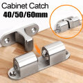 40/50/60mm Cabinet Copper Touch Beads Lock - Self-Locking Door Spring Clip Latch - Cupboard Closet Durable Double Ball Catches - Home Furniture Improvement. 