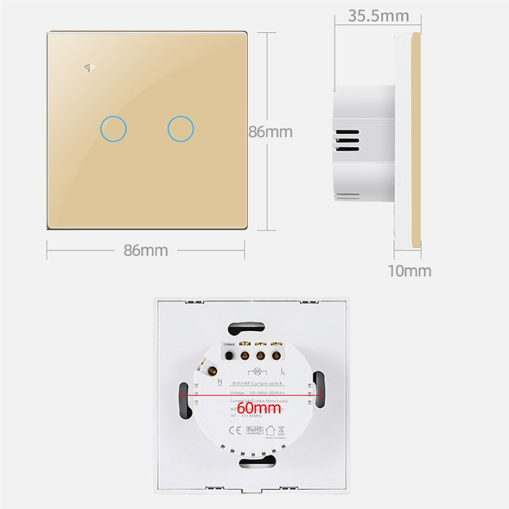 Tuya%20Zigbee%20Smart%20Switch%20Touch%20Light%20Switch%20Intelligent%20Control%20Switch%20Zero%20Fire%20Line%202%20Switch%20Gold%20-%20Image%202