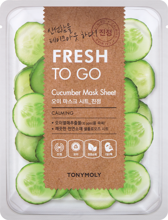 TONYMOLY FRESH TO GO CUCUMBER MASK SHEET