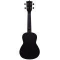 Kadence Black 23" Concert Ukulele With Strap And Bag | Black Solid Wooden Durable Concert Ukulele. 