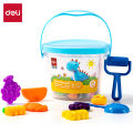 Deli Color Clay Set Student DIY Plasticine Handmade Educational Toys - Blue (7022). 