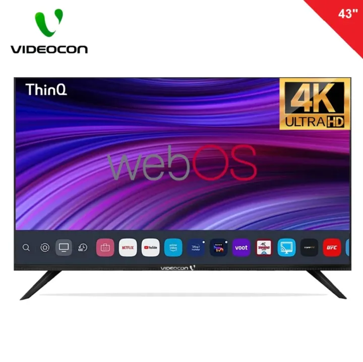 Videocon%2043%20Inch%204K%20UHD%20WebOS%20Smart%20LED%20TV%20%7C%20ThinQ%20AI%20%7C%20Bazelless%20-%20Image%207