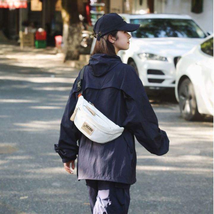 Casual%20Simple%20Japanese%20Harajuku%20Crossbody%20Bags%20Solid%20Color%20Zipper%20Shoulder%20Bags%20Versatile%20Nylon%20Waist%20Bag%20Female%20-%20Image%203