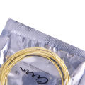 6pcs/set Universal Acoustic Guitar String Brass Hexagonal Steel Core Strings For Cologo. 