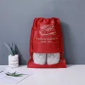 Travel Pocket Non Woven Drawstring Storage Bag Thickened Shoe Organizer Shoe Bag. 