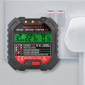 Tester RCD Check Phase Neutral Plug/Maker Tester Socket Test Digital HT106/HT107 Socket Tester Voltage/British European Grounding NCV. 