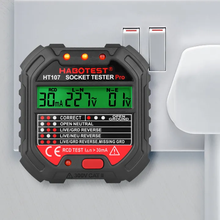 Tester%20RCD%20Check%20Phase%20Neutral%20Plug/Maker%20Tester%20Socket%20Test%20Digital%20HT106/HT107%20Socket%20Tester%20Voltage/British%20European%20Grounding%20NCV%20-%20Image%203