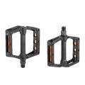 1 Pair Classic Black Silver Bicycle Pedals 1/2 Axis 9/16 Axis Foot Plat Left&Right Anti-slip Cycling Accessories MTB Road Bike. 