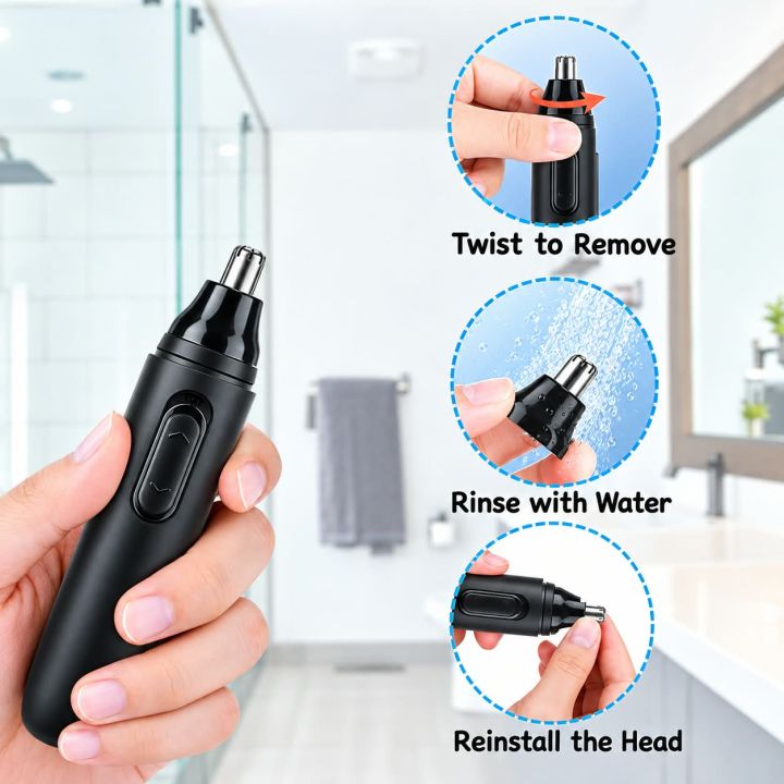 Nose%20Hair%20Trimmer,%20Professional%20Painless%20Nose%20and%20Ear%20Hair%20Trimmer%20with%20Waterproof%20Double-Edge%20Blade,%20USB%20Rechargeable%20Nose%20Hair%20Trimmer%20with,%20for%20Men%20and%20Women%20(Black)%20-%20Image%204
