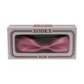 Pink Solid Neck Bow Tie For Men. 