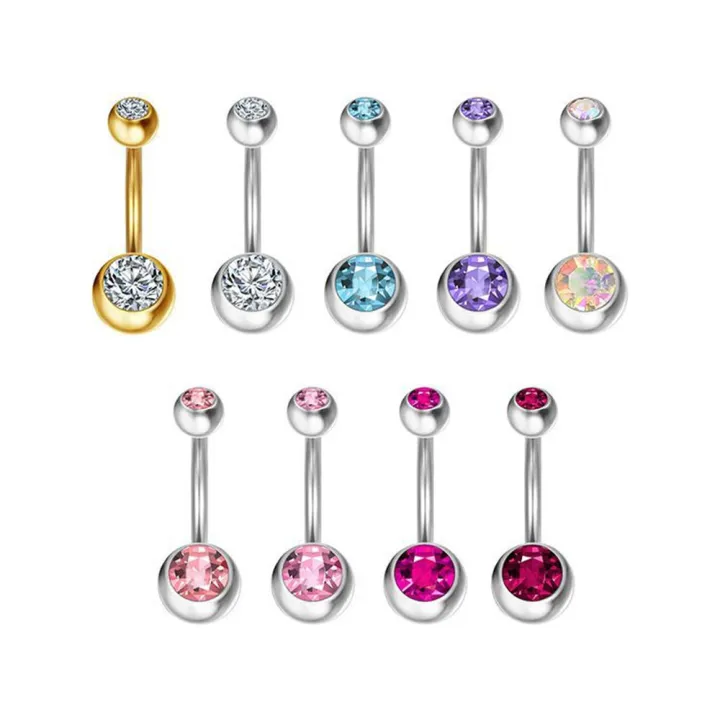 Belly%20Button%20Rings%20Navel%20Rings%20Body%20Piercing%20Jewelry%20Stainless%20Steel%20Round%20CZ%20-%20Image%206