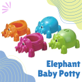 Baby Potty Trainer Elephant Shape with Lid/ Toilet Pots. 