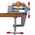Aluminum Mini Ature DIY Small Jewelers Hobby Clamp On Table Bench Vise Tool Vice Mini Aluminum Bench Vise A JUE. 