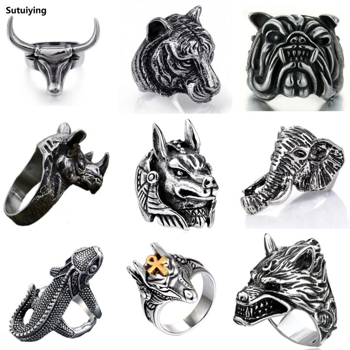Sutuiying%20Ring%20For%20Men%20Gothic%20Punk%20Retro%20Male%20Ring%20Adjusta%20Exaggeration%20Ferocious%20Snake%20Wolf%20Lion%20Tiger%20Bulldog%20Exquisite%20Alloy%20-%20Image%202