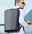 Anti-Theft Solid Color Backpack Aluminum laptop case Stylish Waterproof Laptop Cover Backpack 15.6inch With Lockable Zippers. 