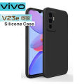 Vivo V23E V23E 5G Back Cover - Slim and Soft Liquid Silicone Protective Case. 