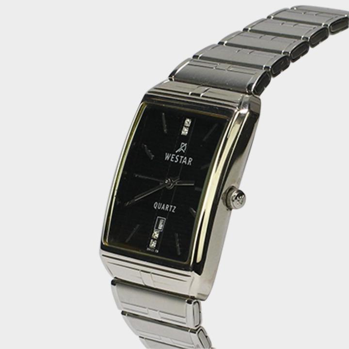 WESTAR%20E7030Stn103%20Black%20Dial%20Analog%20Watch%20For%20Men%20-%20Silver%20-%20Image%203