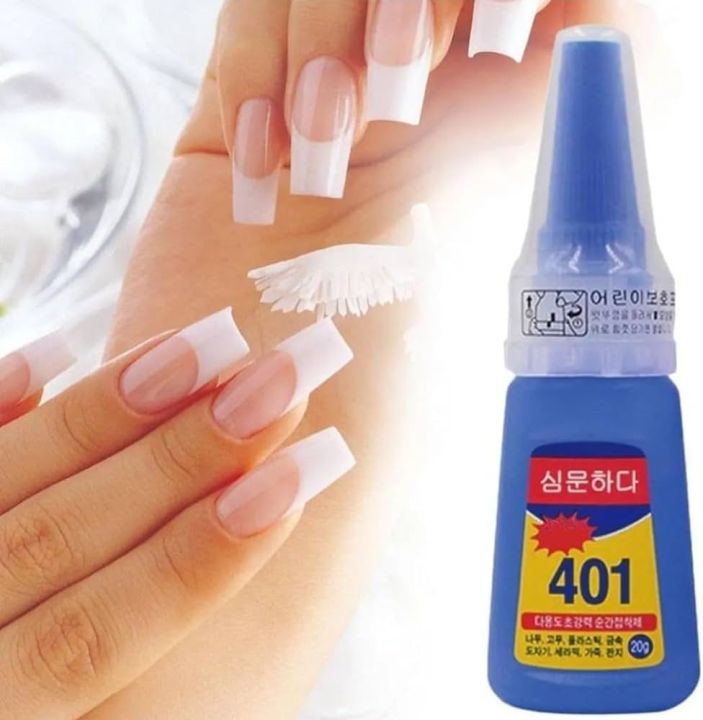 401 Extra Strong Nail Glue for Acrylic Nails, Press On Nails - 20g