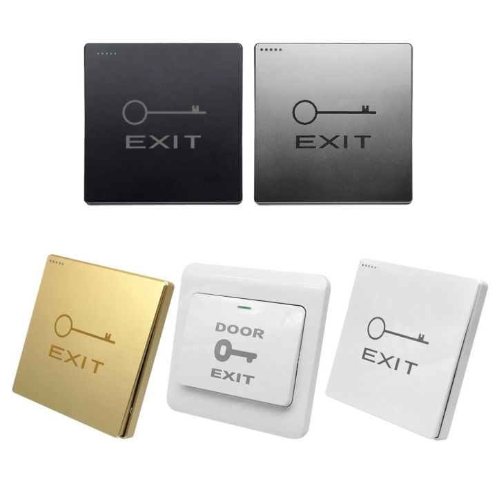 Panel Push Lock Door Access Control System Release Switch Access control Switch Exit Button Electronic Door Lock Door Exit Button Switch