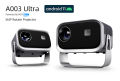AUN A003 Ultra Portable Projector Mini Home Theater Android 12 WIFI Bluetooth Cinema 3D Mirror Smart Phone For 1080P 4K Video. 