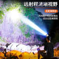 Xinsite Solar Lighting Type-C Rechargeable Long-Range Outdoor Headlamp Long Battery Life Searchlight. 
