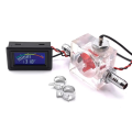 3 Way Flow Meter Universal LED Thermometer forWater Cooling Liquid Cooler System Universal Computer Thermometer Dropship Computer Radiator Green. 