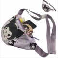 MINISO Hello Kitty Kuromi Cartoons Anime Cute Nylon Girls Fanny Pack Shoulder Messenger Fanny Bag Travel Kids Storage Bag Gifts. 