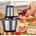 Stainless Steel Electric Chopper Meat Grinder Mincer Vegetable Chopper Meat Slicer Machine. 