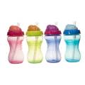 Mumlove Rotational Baby Straw Cup 300ml Training Drinking Spout Water Bottles - BPA Free. 