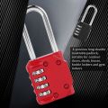 NAMUNY 2 Pack Code Padlocks, 4 Digit Long Shackle Resettable Pad Lock for Outdoor Gate, Shed, Fence, Hasp Storage, Gym Locker. 