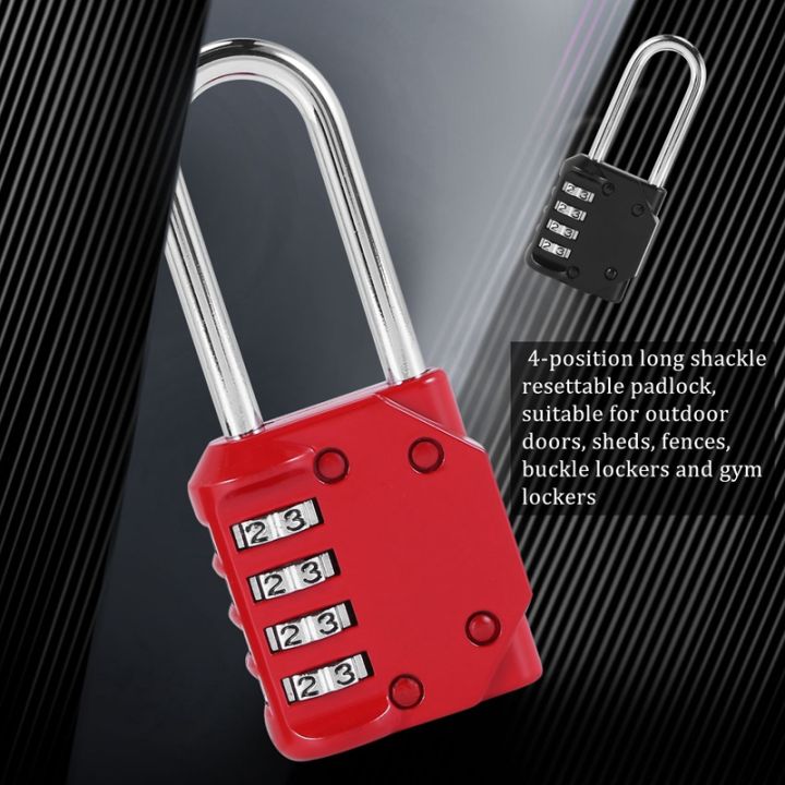 NAMUNY%202%20Pack%20Code%20Padlocks,%204%20Digit%20Long%20Shackle%20Resettable%20Pad%20Lock%20for%20Outdoor%20Gate,%20Shed,%20Fence,%20Hasp%20Storage,%20Gym%20Locker%20-%20Image%208