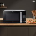 IFB 24L Solo Microwave  with 69 Auto Cook Menus (24PM2S, Silver, Mug Recipes, Steam Clean, Auto Reheat, Preset Timer, Power Save, Child Safety Lock, 10 Power Levels). 