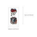 10 dark tattoo stickers, plant animals, cross-border parties, gatherings, DIY decorations, simulated arm waterproof stickers. 