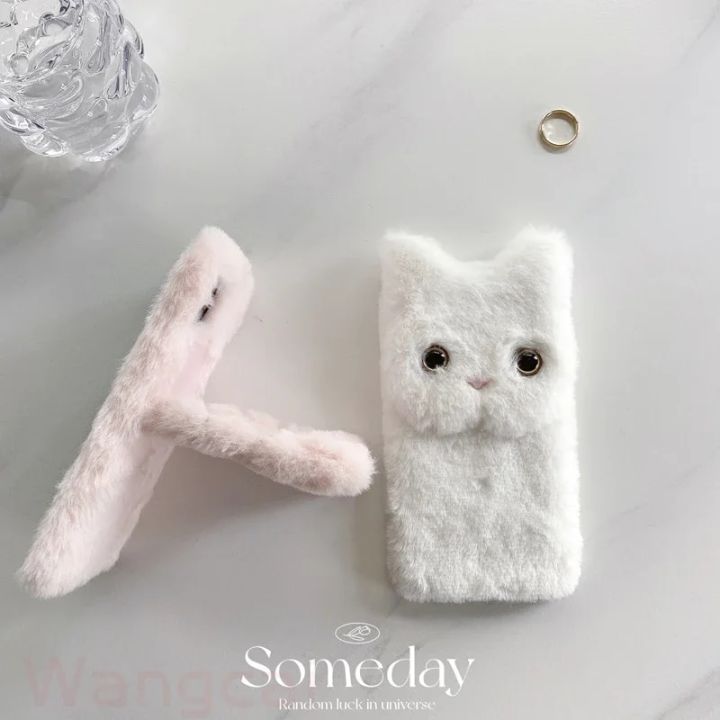 Cute%20Cat%20Ears%20Phone%20Case%20For%20Vivo%20Y17S%20Y27%204G%20Y78%20Y78+%20Y36%205G%20Y27%205G%20V29%20Pro%20V29E%20V29%20Lite%20Y35%20Plush%20Back%20Cover%20-%20Image%202