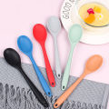 Long Handle Silicone Spoon Integrated Soup Spoon Heat Resistant Stirring Spoon MNP. 