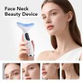 EMS Face Lifting Massager Neck Skin Tighten Device 7 Color Light LED Photon Therapy Anti Ageing Wrinkle Free With Hand Cream Perfect Gift for Your Girl Friend ,  Wife , Mother. 