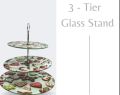 Glass Cake Stand 3 Tier. 